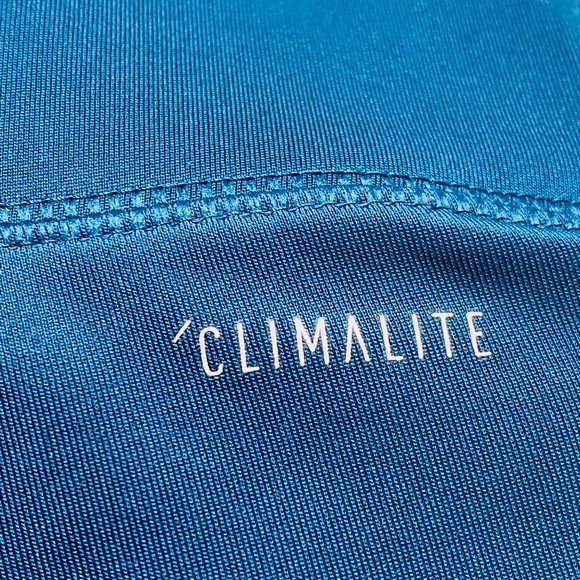 Adidas Women's Climalite Designed 2 Move Colorblock Tights Blue Black Size S - Picture 6 of 12